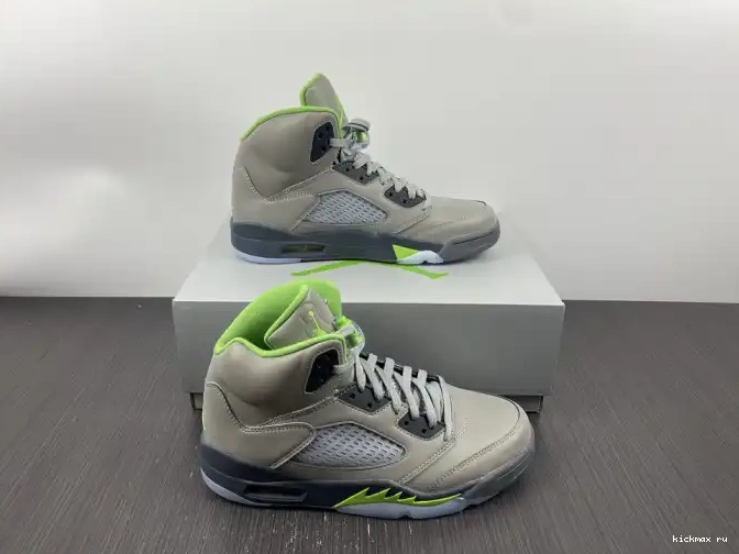 Cheap Kickmax DM9014-003 Bean (2022) Retro Jordan 5 Green 0417